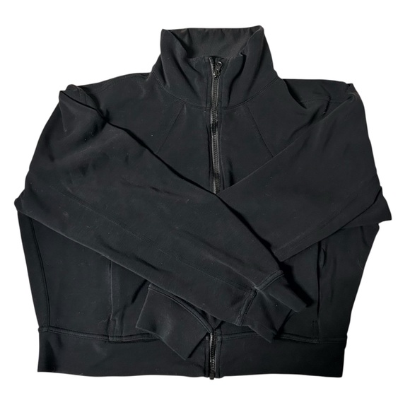 Yogalicious SOFTLITE Modal Full Zip Jacket Women's Black Sz M with Pockets EUC - Picture 4 of 9